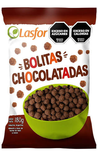 Bolitas Chocolatadas Lasfor Bolsa 180 Gr