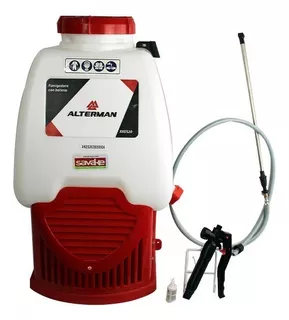 Fumigadora 20 Litros Con Batería 12v/12ah Alterman Color Rojo