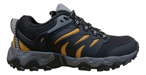 Zapatillas Alpine Skate Bisbee Unisex Negras Con Amarillo