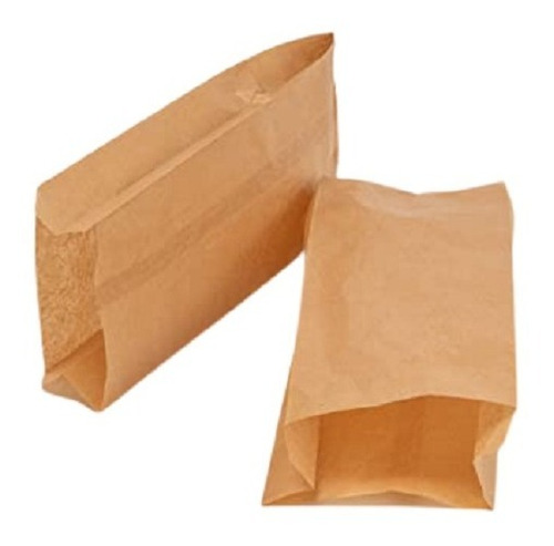 Bolsas Marrones De Papel Kraft Con Fuelle 4 Kg Por Bulto