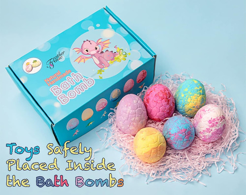 Bombas De Baño Con Juguete De Dinosaurio Para Niños, Regalo