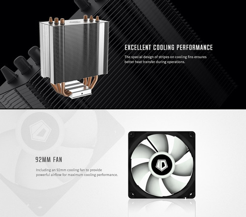Imagen 8 de 10 de Cooler Cpu Id-cooling Se-903-sd Intel 1200 115x Amd Ryzen