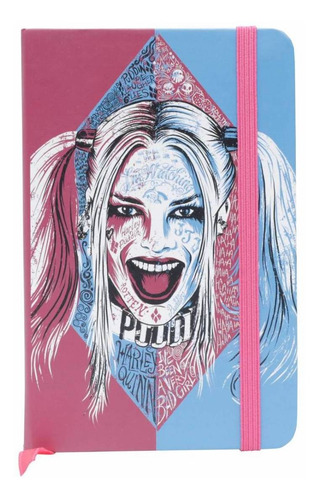 Imagem 1 de 4 de Caderneta - Harley Quinn Face Colorida