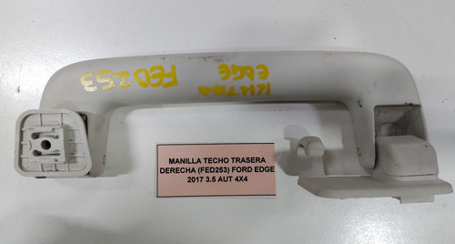 Manilla Techo Trasera Derecha Ford Edge 3.5 2017 