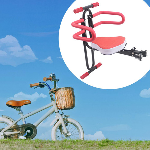 Asiento Para Niños En Bicicleta Cómodo Portador Portátil