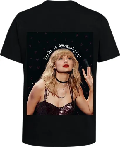 comprar Remera Negra,gorgeous Taylor Swift