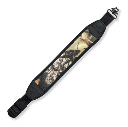 Sling O Correa Portafusil Rifle Negro Y Naranja Mossy Oak 