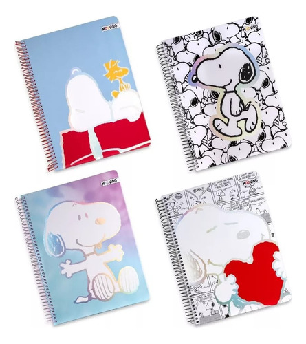 Cuaderno Carta Premium 105 Hojas 7mm Snoopy Mooving Unidad