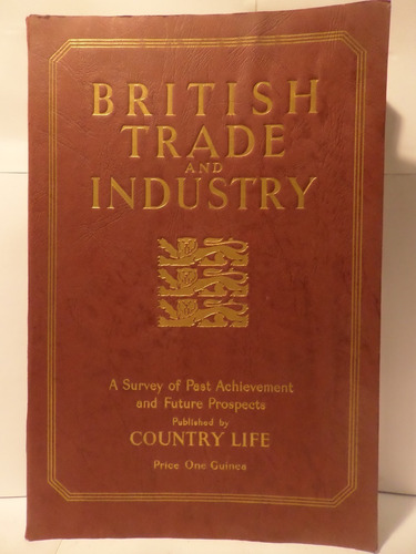 British Trade And Industry,impreso Gran Bretaña,bilingue