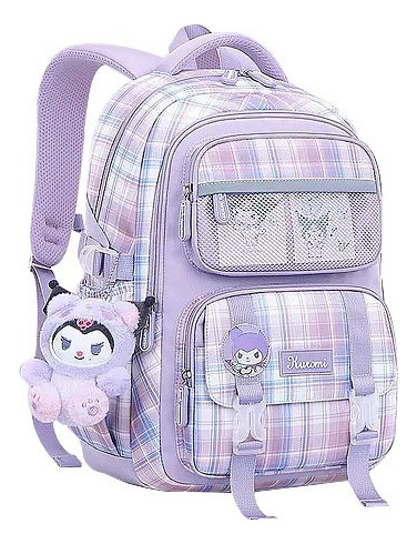 Mochila Escolar Primaria Para Mujer Hello Kitty Kuromi