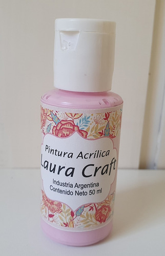 Imagen 4 de 6 de Acrílicos Laura Craft X 5 Colores Set De Rosas