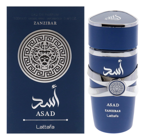 Asad Zanzibar De Lattafa Para Hombre, Aerosol Edp De 102 Ml