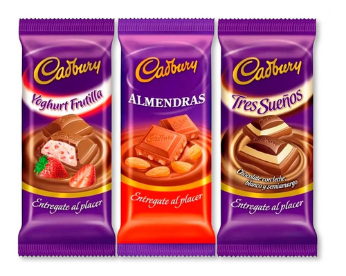 Imagen 1 de 2 de Combo Chocolates Cadbury Surtidos X 3 U - Lollipop