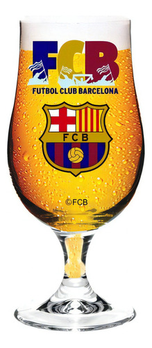Taça Munique 380ml Barcelona Logo Fcb - Globimport
