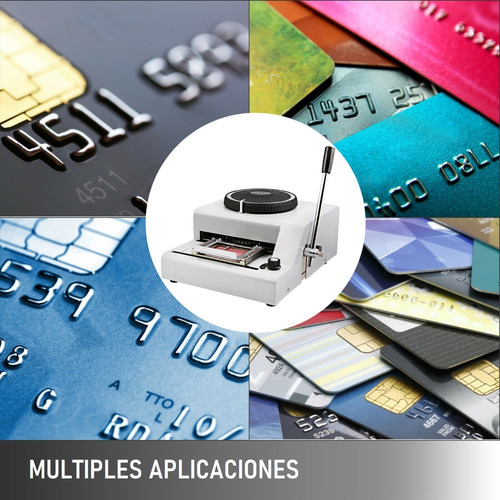 Máquina Embosadora De Tarjetas De 72 Caracteres