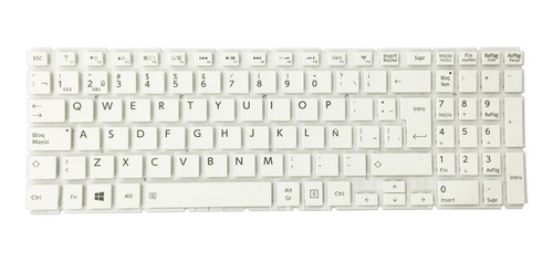 Teclado Toshiba C50-c C50t-c C55-c C55t-c S/mco Blanco Esp