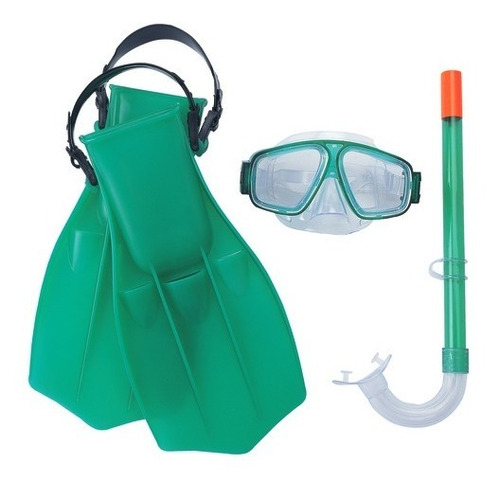 Kit Mascara + Snorkel + Aletas Intex Ref. 55955