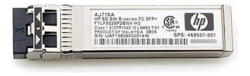 Modulo Transceptor Hp Aj716b, 8gbps, 8gb, Canal De Fibra 150