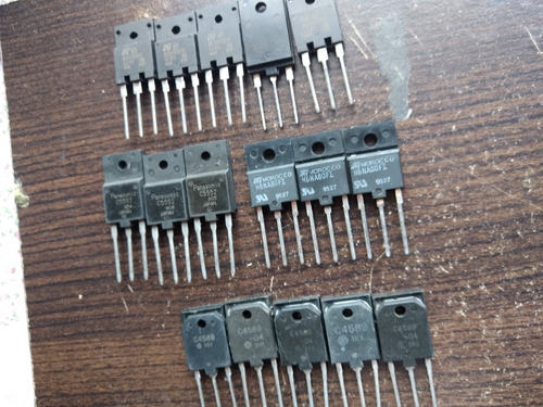 Bu515d C5552 2sc5552 6n80fi. C4589 2sc4589.6n80. Kit 16pças