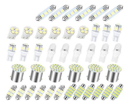 Js Juego De Bombillas Led De Coche Para Luces Interiores,