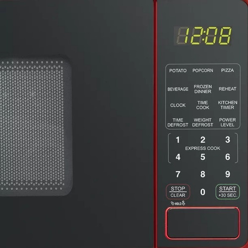 Microondas Mainstays Em720cga Rojo 19.8l 120v Importado