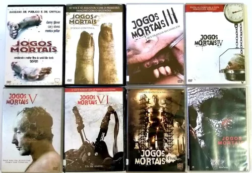 Dvd Coleção Jogos Mortais Filmes - Original Leia