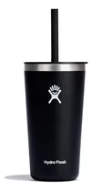 Comprar Vaso Térmico Hydro Flask Con Tapa Y Popote, Acero Inoxidable