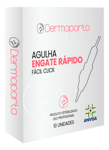 Agulha Easy Click Dermoporto Pmu Premium Anvisa - Cx C/ 10un Cor 3rl 0.30mm - Precision Line
