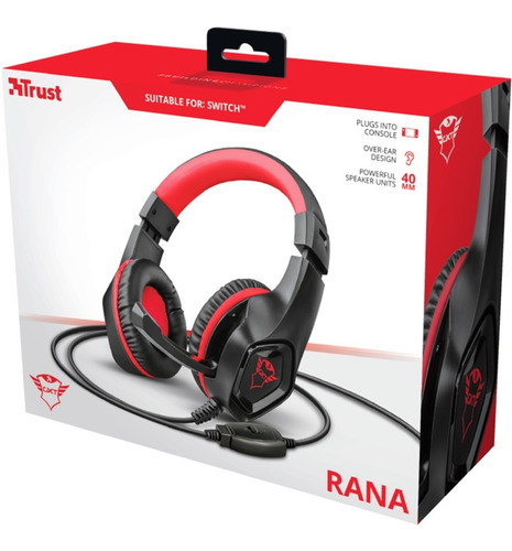 Audifonos Gamer Trust Gxt 404r Rana 3.5mm Switch Xbox One