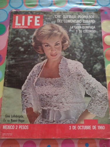 Revista Life Gina Lollobrigida 3 Octubre De 1960 W