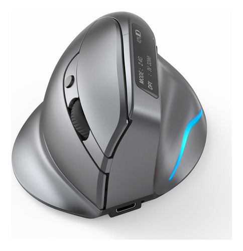 Mouse Inalámbrico Zelotes F-26c Con Pantalla Recargable De D