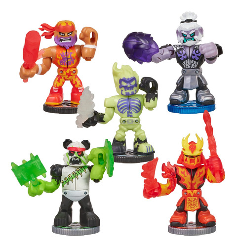 Pack De Coleccionista Legends Of Akedo Button Bash Con 10 Fi