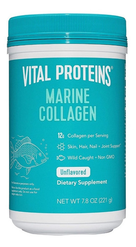 Vital Proteins Colágeno Marino Péptidos En Polvo 7.8oz 221gr