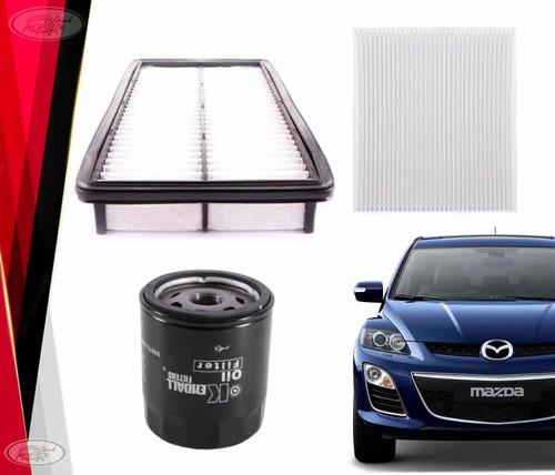 Kit Filtros Aire/polen/aceite Mazda Cx7 2.5 2011 A 2014