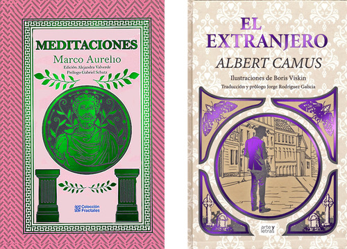 Meditaciones Marco A. + El Extranjero Albert Camus Ed. Lujo 