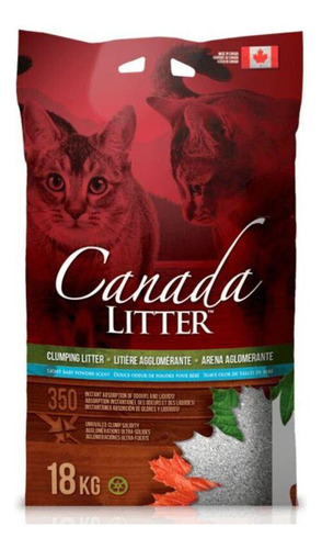 Canada Litter Arena Aglomerante 16 Kg Sanitario Gato