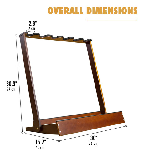 Soporte De Guitarra Para Varias Guitarras, Interfaz De Mader