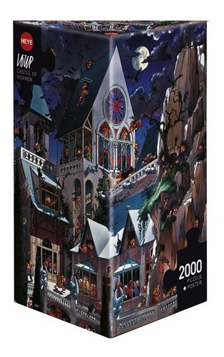 Puzzle 2000 Pz - Castle Of Horror Loup - Heye 26127