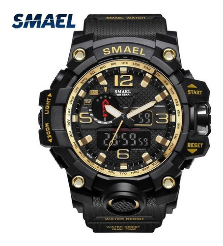 Relógio Militar Smael Analógico Shock Modelo 1545 Original