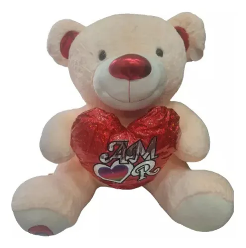 Oso De Peluche Gigante 100cm Con Corazón