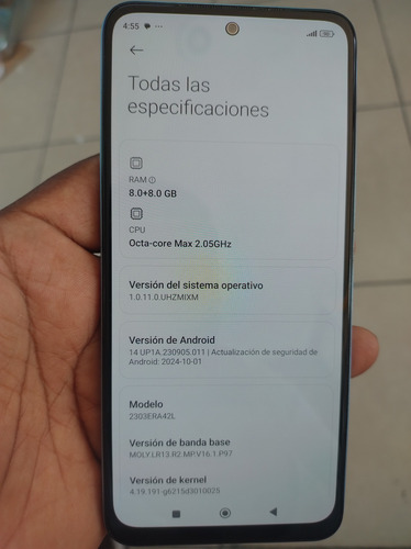 Xiaomi Redmi Note 12s 256gb 8gb Ram Global Azul (Usado)