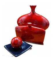 Comprar Centro De Mesa-juego De Jarrones-plato Y Esfera- Combo 