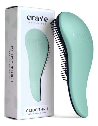 Cepillo Desenredante Para El Cabello Crave Naturals Glide Th