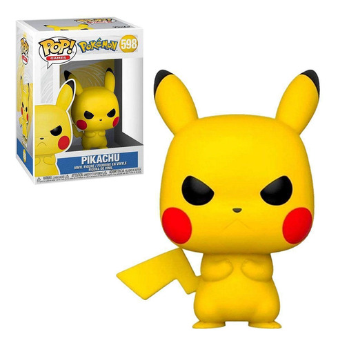 Boneco Funko Pop Pokemon S3 Pikachu Grumpy 598