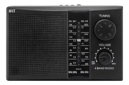 Radio Con Bluetooth, Recargable Y A Pilas. 4 Bandas