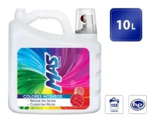 Detergente Líquido Mas Color 10 L Msi