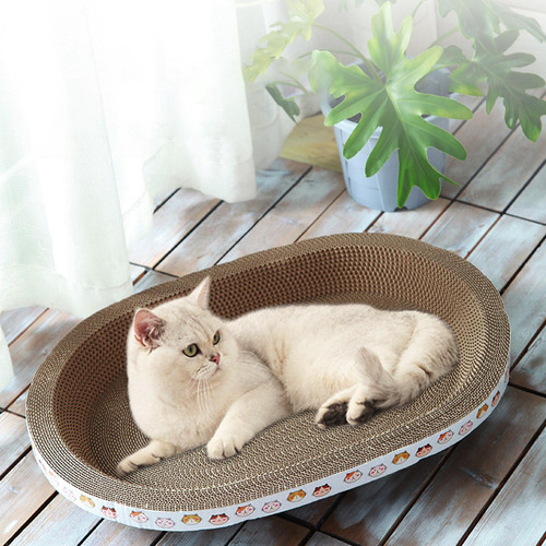Rascador De Cartón Para Gatos, Juguete De 50cmx32cm