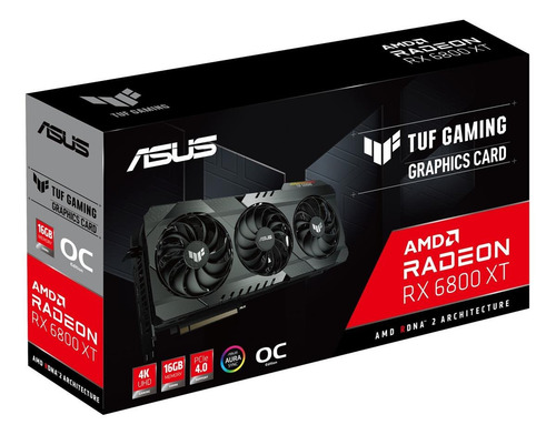 Imagen 3 de 4 de Tarjeta de video AMD Asus TUF Gaming Radeon 6800 Series RX 6800 XT TUF-RX6800XT-O16G-GAMING OC Edition 16GB