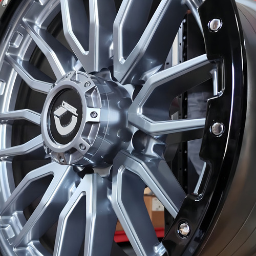 Roda Diesel Off Road Aro 20 Tala 9 - 6x139.7 Offset -12 Cor Preto