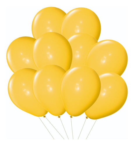 Globos Amarillos Perlados  X 25 U - Lollipop